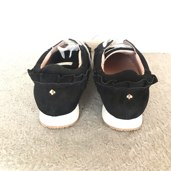 Kate Spade New York Farrah Sneakers Black Suede - Picture 5 of 7
